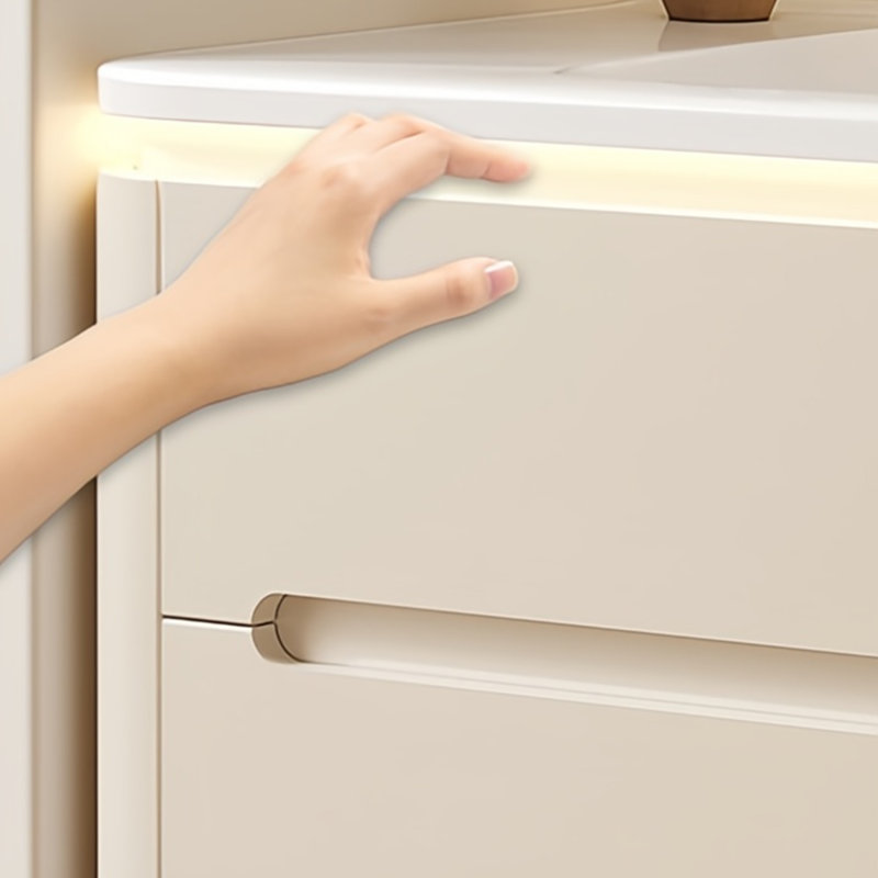 Cream-style smart bathroom cabinet