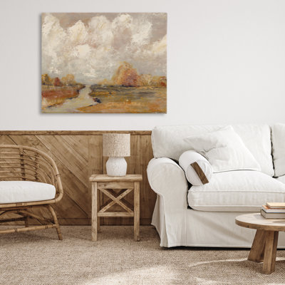 Toile de paysage doré, design par Amanda Hilburn