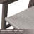 All-Weather Oversized HDPE Wicker Rocking Chair-834096718