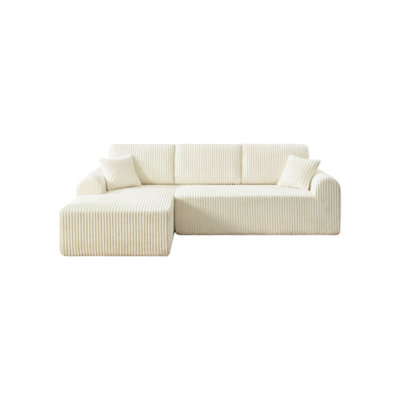 109" Cloud Modular Sectional Sofa, L-Shaped Chaise Couch with Deep Seat, Modern Upholstered Sofa for Living Room & Bedroom