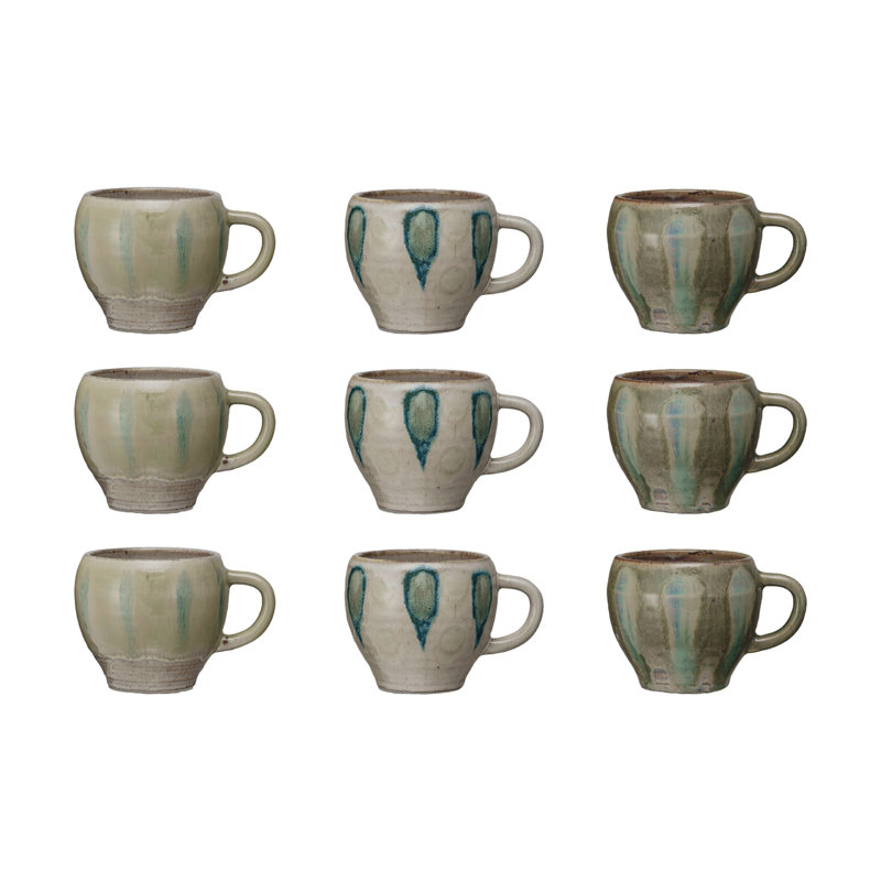 Geometric Stoneware Mug