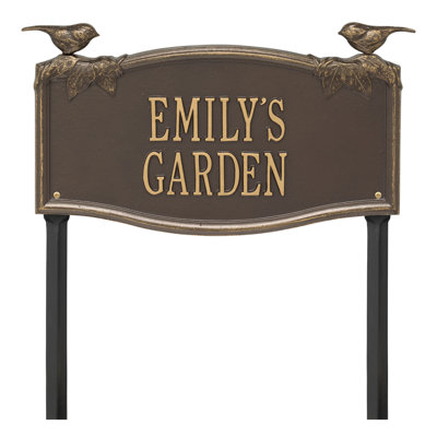 Chickadee Garden Sign
