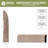 WM713 - Americraft Modern Baseboard Solid Hardwood Moulding, 9/16"D x 3 1/4"W x 96"L, Stain Grade Maple-96930583