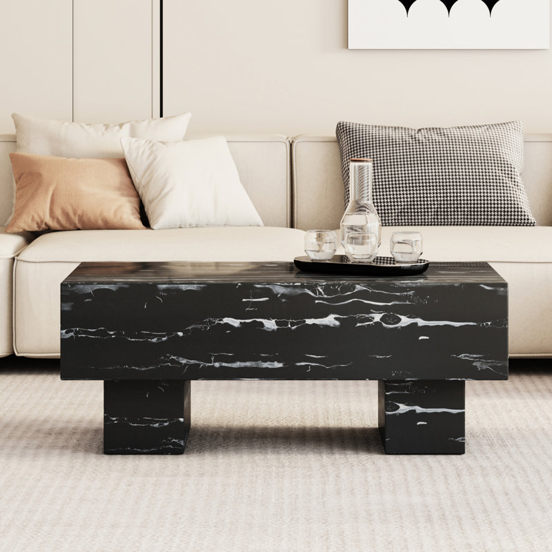 Table basse Modern, Noir, noir, noir, noir