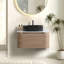 Meuble-lavabo cannelé avec armoire de rangement et tiroirs 30 po Avalon-133010645