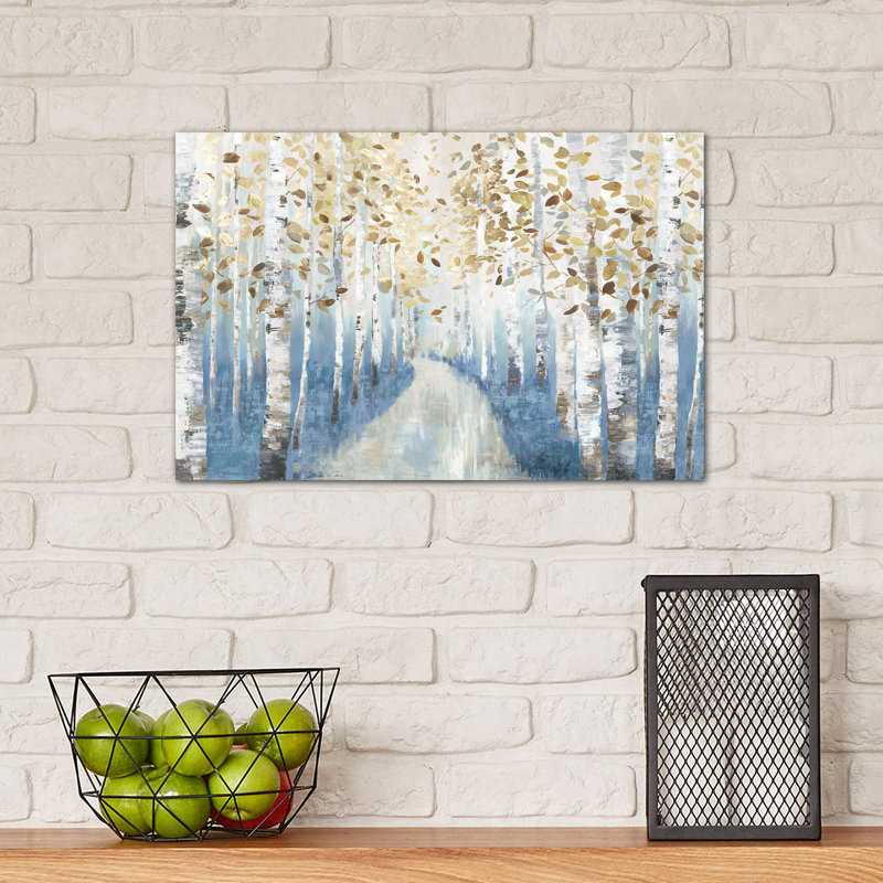 New Path I by Allison Pearce - Print on Canvas, 20.32 cm H x 30.48 cm W, No Frame