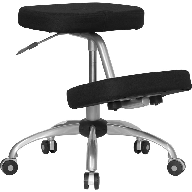 Chaise pour genou mobile avec double roue Woodrum