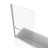 Bath Tub Pivot Shower Screen, With 1/4" Tempered Glass And Towel Bar  3458