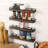 5 Jar Solid Wood Spice Rack