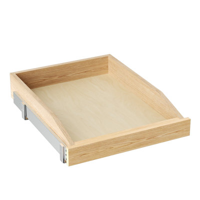 Étagère de rangement pour armoire simple, l 16,5 po x P 21 po avec glissière à fermeture en douceur pour armoires de cuisine