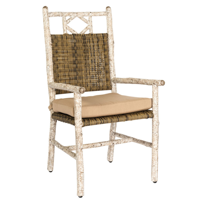 River Run Outdoor Dining Armchair, Fife Bark