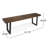Patio Dining Bench With Iron Legs-1608200844