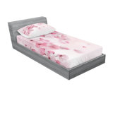 Microfiber Floral Sheet Set