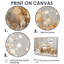 Ensemble de décorations murales Minimal Golden Trees Horizon - Trees-234303175-234303172-234303168
