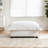 Upholstered Chenille Footstool-510134032