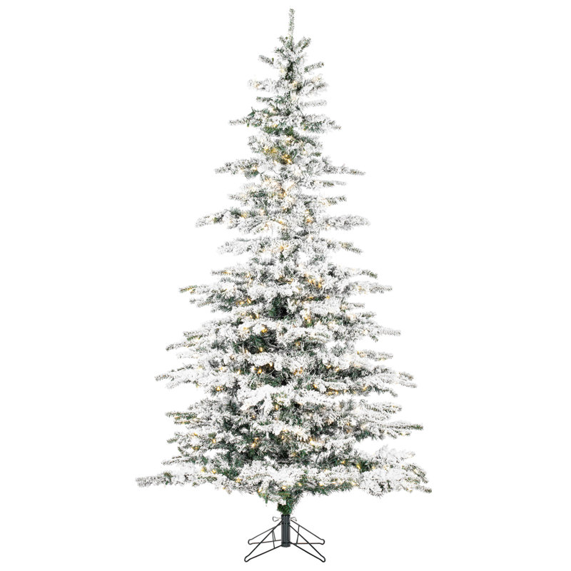 Sierra Lighted Artificial Fir Christmas Tree, 6.5' H