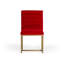 Chaise d'appoint en velours Christiana-1881483447