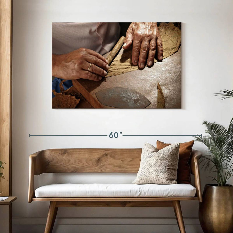 Cigar Making, 30" H x 45" W
