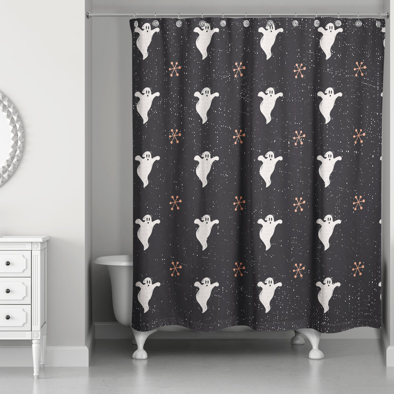 Rideau de douche simple abstrait Selini