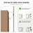 70.86'' H Tall Bookshelf and Bookcase Display Case With 2 Storage Drawes And Open Cabinet