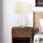 Zinon Table Lamp, Nightstand Lamp with 3-Way Rotary Switch, Elegant, Luxury
