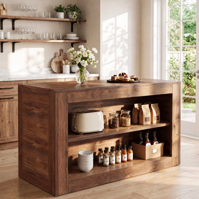 Table pour îlot de cuisine 55,1 po
