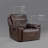 43" Dual-Power Leather Recliner Chair with Zero Gravity Built-In USB Port and Adjustable Headrest-1257707033