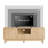 Fluted Tv Stands For Living Room With Mount,Modern Entertainment Center For Tvs Up To 80 Inches,Tv Console With Fluted Door Cabinets And Open Shelves For Living Room Bedroom-1181048918