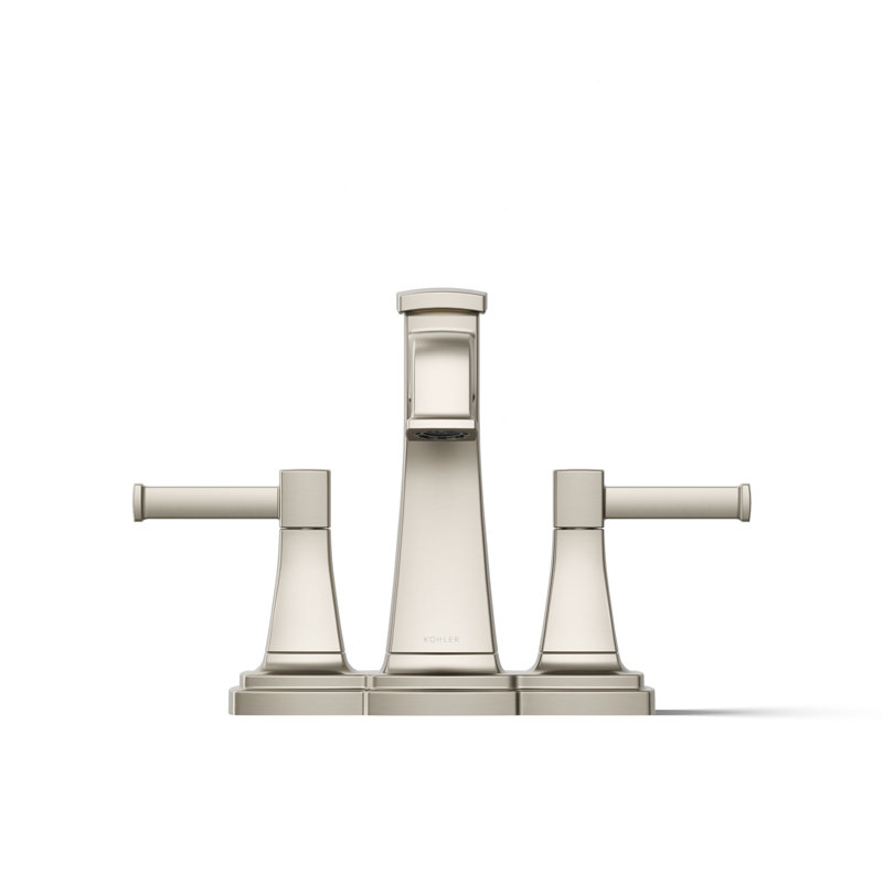 Riff Centerset Bathroom Sink Faucet, 1.2 GPM, Brushed Nickel