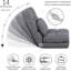 Isabelle & Max Adjustable Reclining Ergonomic Swiveling Floor Game Chair in Brown-1591614734