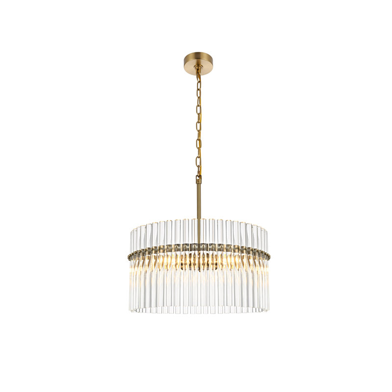 Lustre 20 pouces Mariann, Or satiné