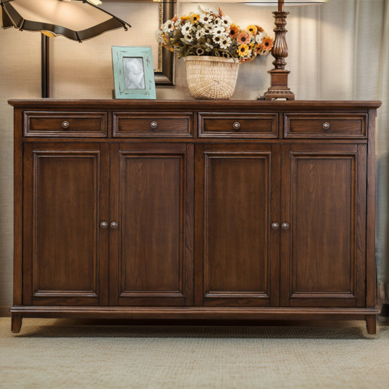 Walnut Solid Wood Shoe Storage Bench, 41.34" H x 55.12" W x 15.75" D