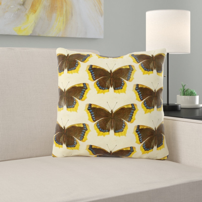 Coussin décoratif papillon, Intérieur