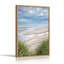 Ensemble de 1 tableau sur toile représentant un ciel de plage-129059685-129059677