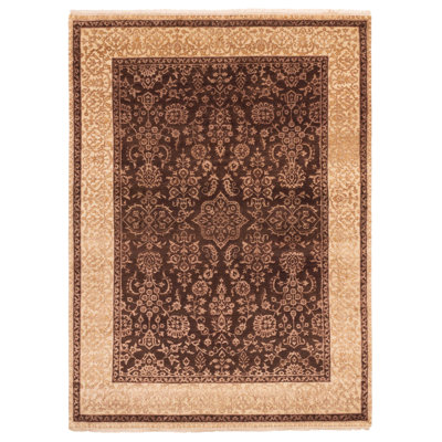 Mirzapur  Brown Rug 5'0" x 6'10"