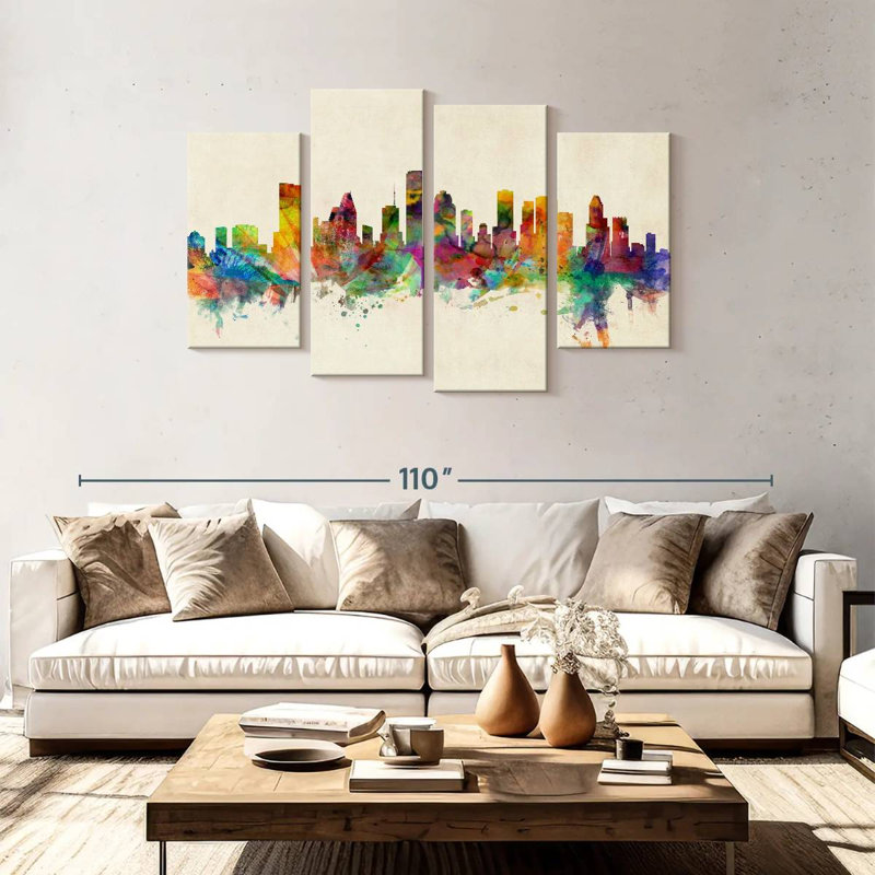 Houston texas skyline iii Sireci, H 48 po x l 75 po