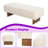 Rectangular Tufted Linen Fabric Ottoman Bench
