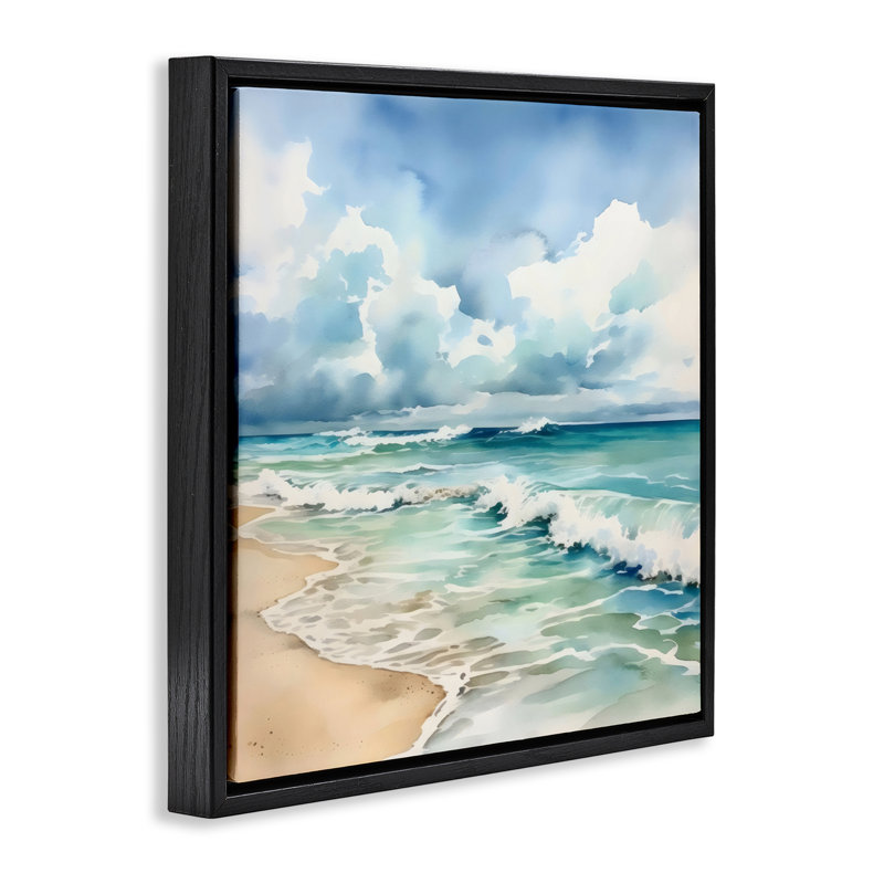 Cadre flottant Sun Coast, Cadre flottant noir de jais, H 18 po x l 18 po