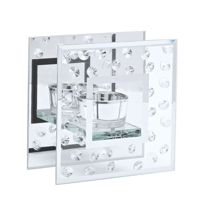 12Cm Glass Tabletop Votive Holder
