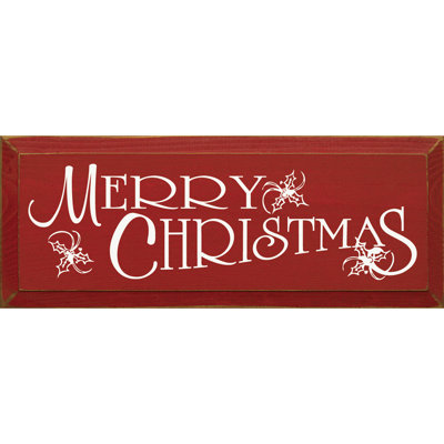 « merry christmas », plaque d’art textuel