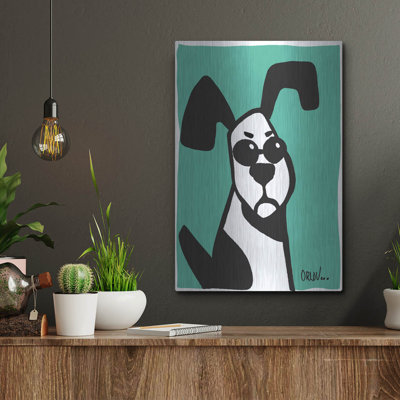 «Dog On Teal» par Irena Orlov