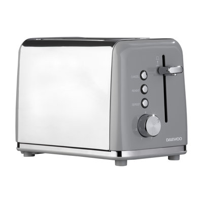 Daewoo Kensington 2 Slice Toaster Grey