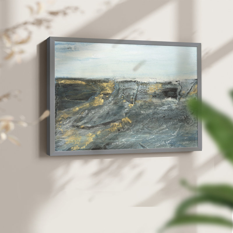 «Flow of Love in Ocean I», reproduction encadrée, H 16 po x l 20 po, Gris