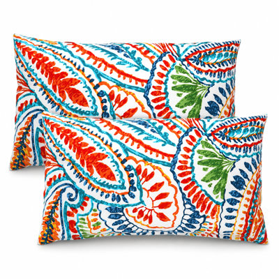 Outdoor Lumbar Pillow Covers