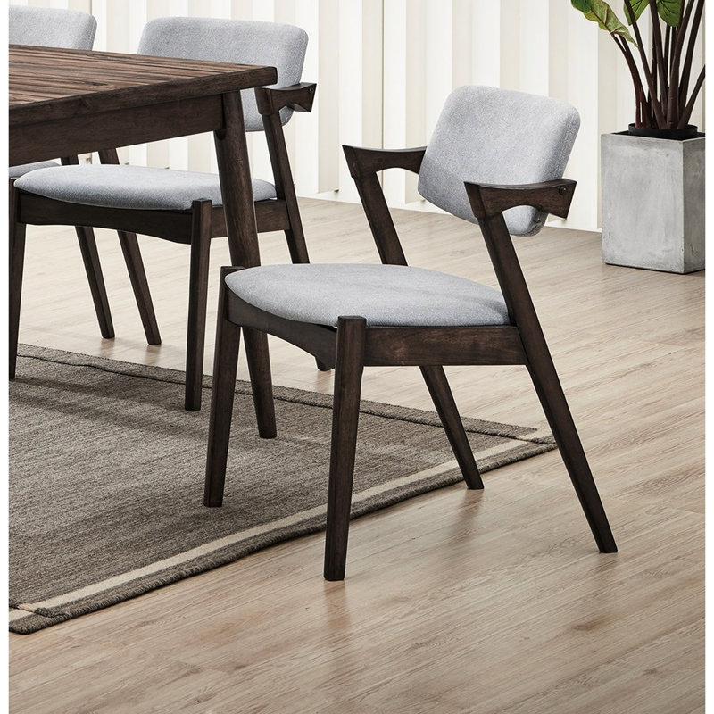 Chaises de salle à manger 2 pièces Kegler Mid-Century Modern