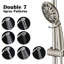 Double système de douche avec 7 jets à main-122461377