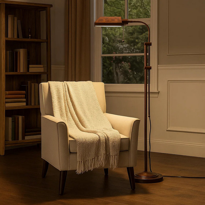 Kiyono 46'' Rust Arched Floor Lamp
