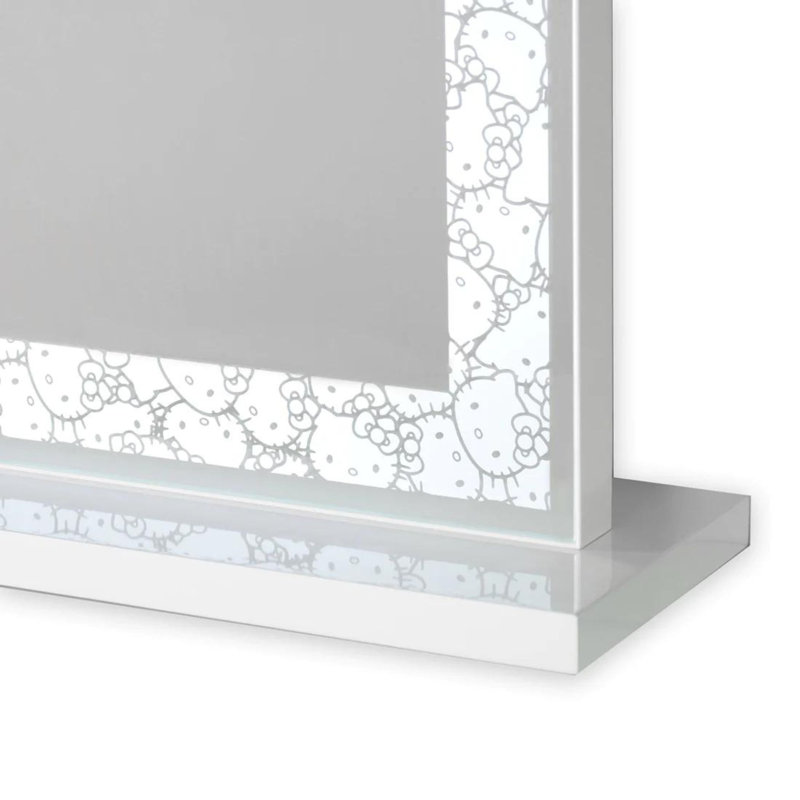 Hello Kitty RGB Plus Vanity Makeup Mirror for Desk, App and Soft Touch Control Dimmable Rainbow LED