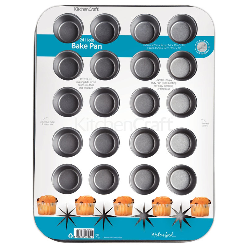 24 Cup Non-Stick Muffin Pan