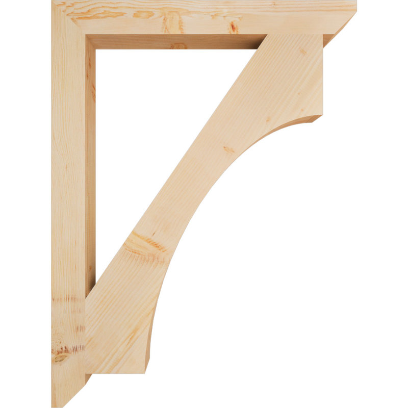 Support en bois Westlake, Sapin de Douglas, H 48 po x l 3,5 po x P 36 po